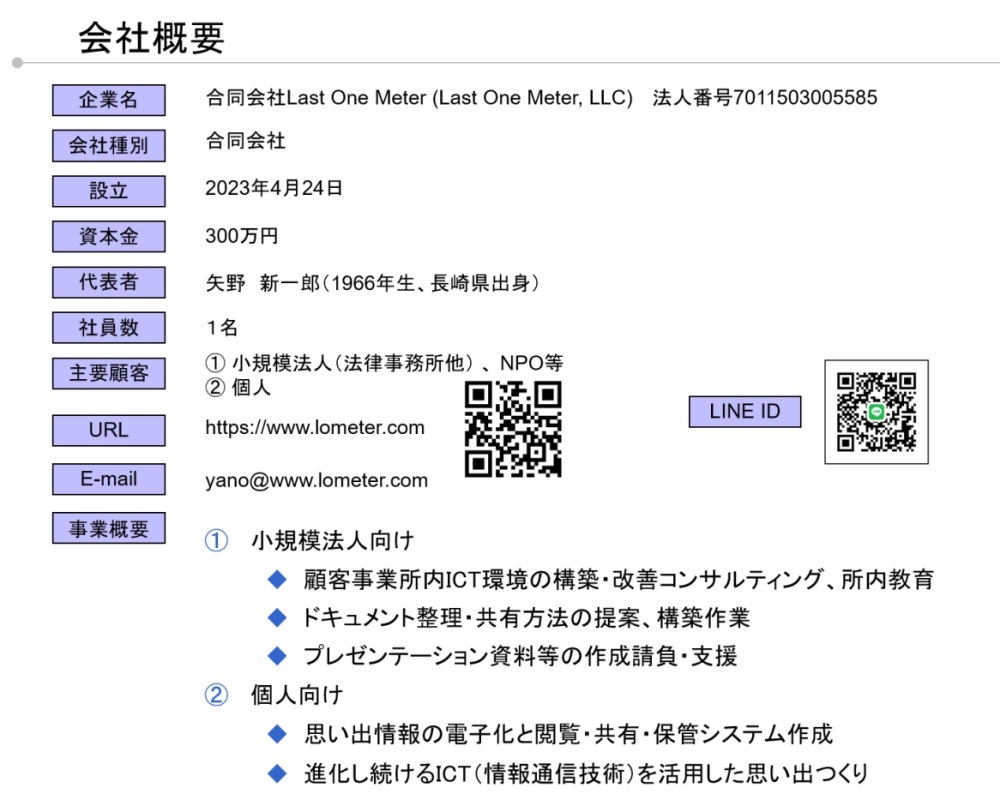 LOM – Last One Meter, LLC.
